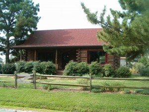 Our Chincoteague log cabin
