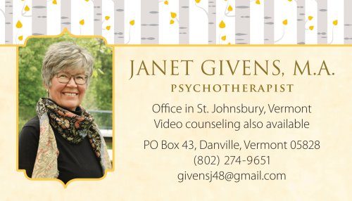 Janet Givens, MA, Psychotherapist