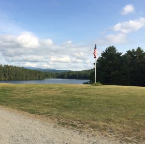 A view of the lake at Camp Ogantz, Lyman NH